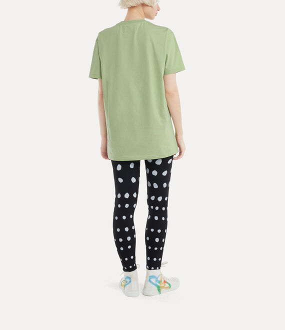 Vivienne Westwood Spray Orb Classic T-Shirt in PISTACHIO